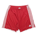 ADIDAS Mens Red Sports Casual Shorts L W32 Athletic Three Stripe Design