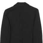 BODEN Womens Black Blazer Jacket UK 6 Viscose Blend Plain Button Closure