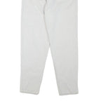 FADED GLORY Mens White Regular Cotton Denim W32 L32 Zip Closure Jeans