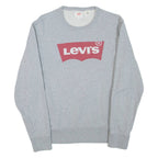 LEVI'S Mens Sweatshirt Grey Crew Neck S