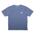 CARHARTT Mens Blue Pocket T-Shirt L Short Sleeve Crew Neck Cotton Blend Casual