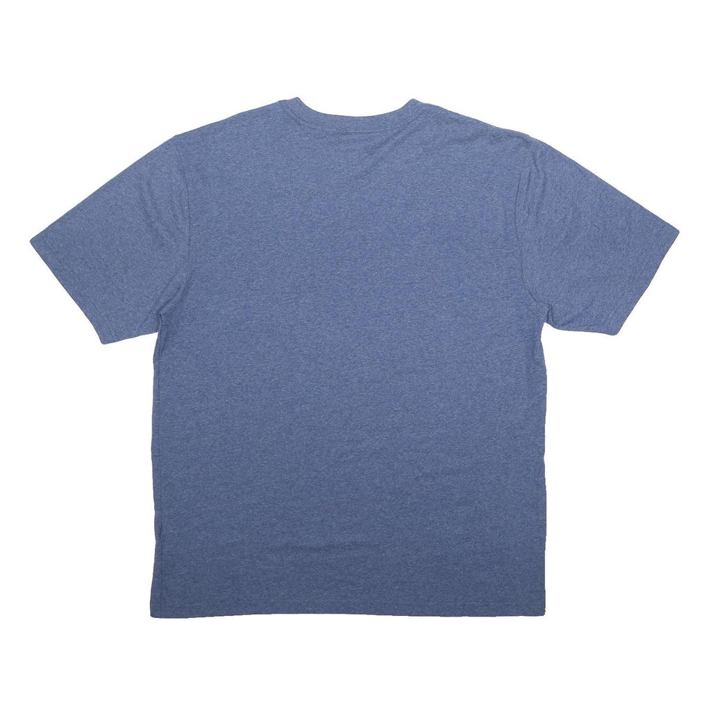 CARHARTT Mens Blue Pocket T-Shirt L Short Sleeve Crew Neck Cotton Blend Casual