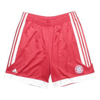 ADIDAS Mens Red & White FC Bayern Munchen Casual Shorts M W32 Sportswear