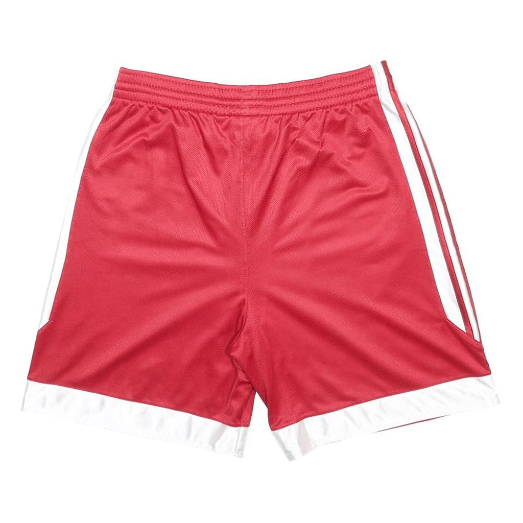 ADIDAS Mens Red & White FC Bayern Munchen Casual Shorts M W32 Sportswear