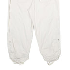 SONOMA Womens White Casual Cotton Blend Cargo Shorts UK 12 W32
