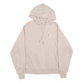 CHAMPION REVERSE WEAVE Mens Beige Hoodie M Cotton Blend Pullover Drawstring