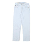 LEVI'S 501 Womens Jeans Blue Regular Straight Denim Light W25 L25 Classic Fit