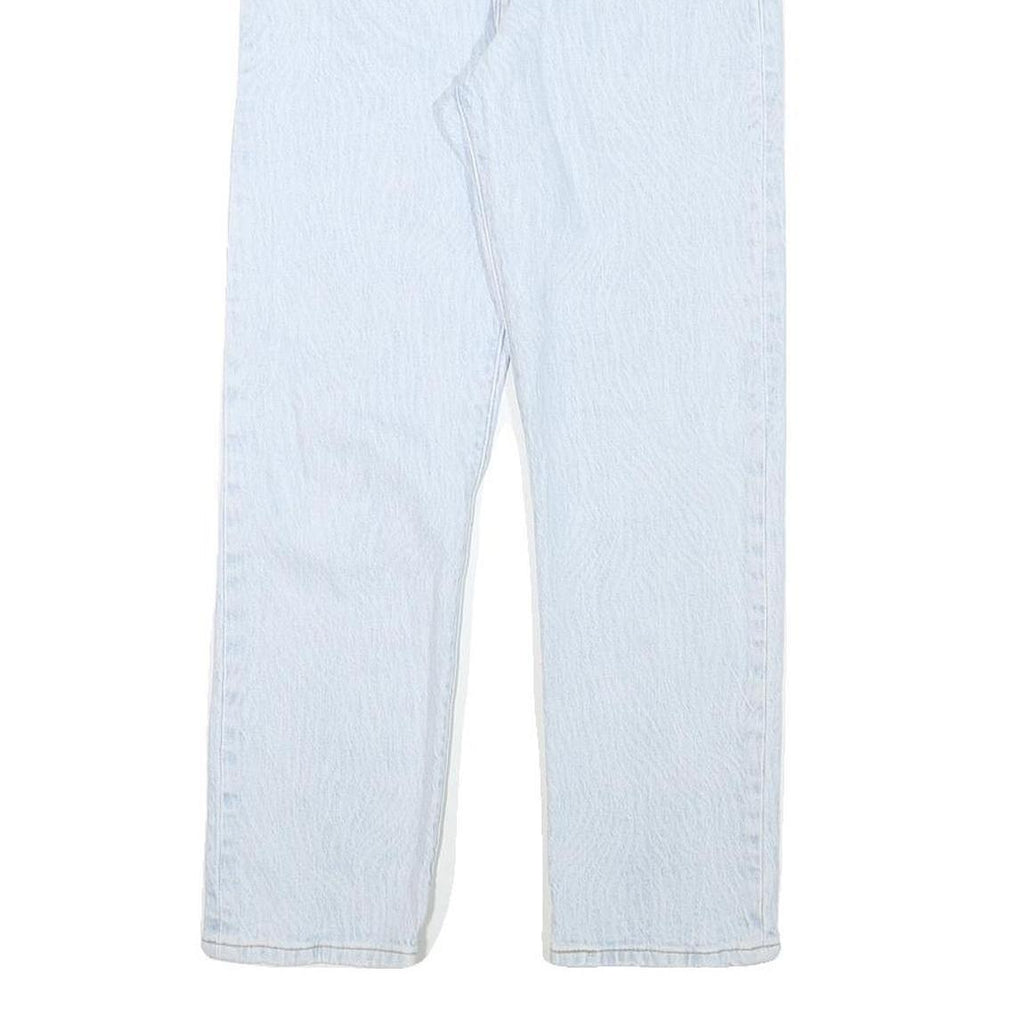 LEVI'S 501 Womens Jeans Blue Regular Straight Denim Light W25 L25 Classic Fit