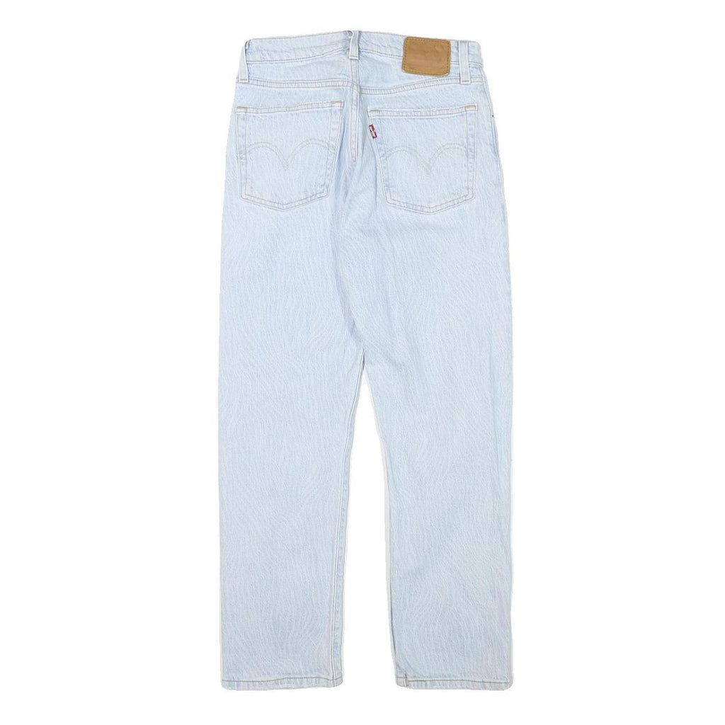 LEVI'S 501 Womens Jeans Blue Regular Straight Denim Light W25 L25 Classic Fit