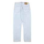 LEVI'S 501 Womens Jeans Blue Regular Straight Denim Light W25 L25 Classic Fit