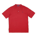POLO RALPH LAUREN Mens Red Polo Short Sleeve Plain M Cotton Blend Casual Shirt