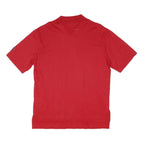 POLO RALPH LAUREN Mens Red Polo Short Sleeve Plain M Cotton Blend Casual Shirt