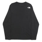 THE NORTH FACE Mens Black Long Sleeve Crew Neck T-Shirt M Cotton Blend Casual
