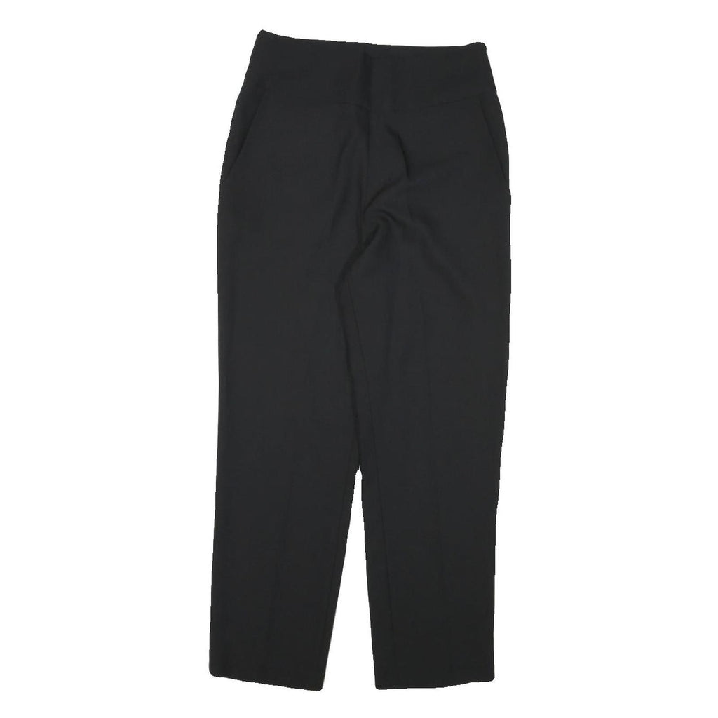 SYLVIAN HEACH Womens Black Relaxed Straight Trousers W28 L25 Elegant Comfort