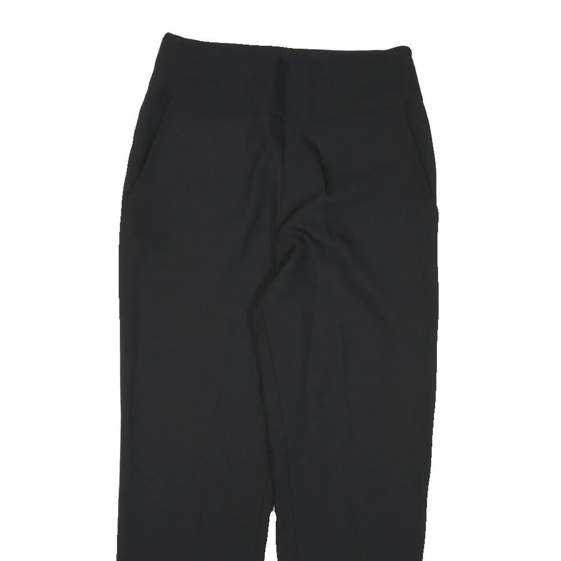 SYLVIAN HEACH Womens Black Relaxed Straight Trousers W28 L25 Elegant Comfort