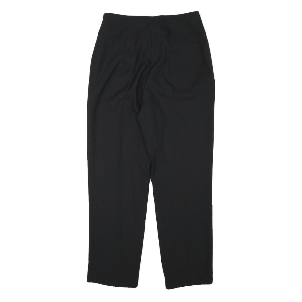 SYLVIAN HEACH Womens Black Relaxed Straight Trousers W28 L25 Elegant Comfort
