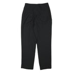SYLVIAN HEACH Womens Black Relaxed Straight Trousers W28 L25 Elegant Comfort