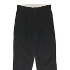 DICKIES Mens Cotton Blend Black Regular Fit Trousers W36 L32 Workwear