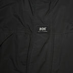 HELLY HANSEN Mens Black Nylon Jacket XL Zip Outdoor Casual Wear