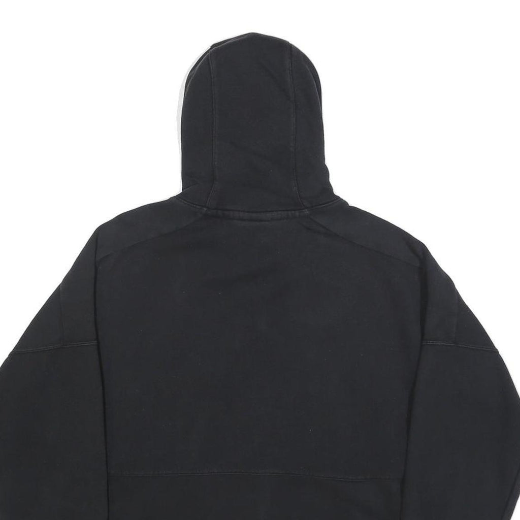 NIKE Womens Black Cotton Blend Hoodie S Nike Air Logo Pullover Hoodie