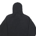 NIKE Womens Black Cotton Blend Hoodie S Nike Air Logo Pullover Hoodie