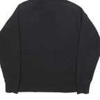 NIKE Womens Black Cotton Blend Hoodie S Nike Air Logo Pullover Hoodie