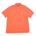 CHAPS Mens Orange Polo Shirt XL Cotton Blend Classic Fit Casual