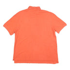 CHAPS Mens Orange Polo Shirt XL Cotton Blend Classic Fit Casual