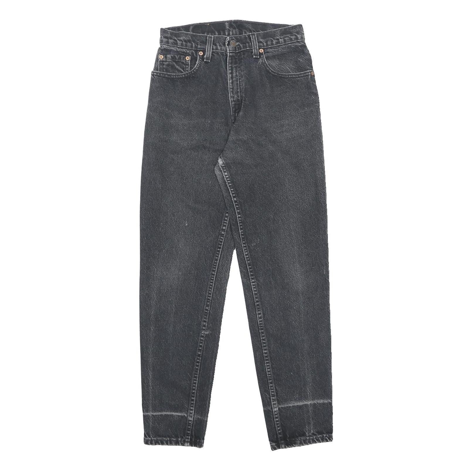 LEVI'S Womens 550 Tapered Relaxed Denim Dark W26 L30 Classic Cotton Jeans