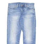 LEVI'S 504 Jeans Mens Blue Regular Straight W34 L25