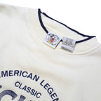 DISNEY Mens White Classic Mickey Crew Neck L Sweatshirt Printed Pullover