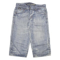 BLEND Mens Denim Blue Casual Shorts XL W32 Stylish Cotton Blend Summer Wear