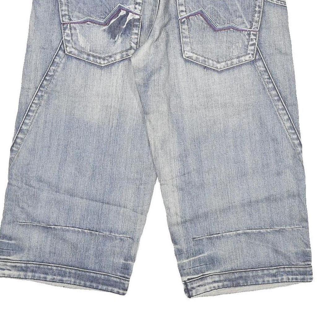 BLEND Mens Denim Blue Casual Shorts XL W32 Stylish Cotton Blend Summer Wear