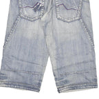 BLEND Mens Denim Blue Casual Shorts XL W32 Stylish Cotton Blend Summer Wear