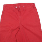 DICKIES Mens Red Casual Shorts M W32 Cotton Blend Workwear