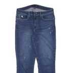 TOMMY HILFIGER Womens Slim Blue Denim Jeans W31 L27 Casual Zip Pocket