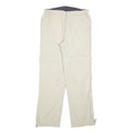 TREVOLUTION Mens Regular Beige Polyester Blend Zip Trousers W30 L32 Casual
