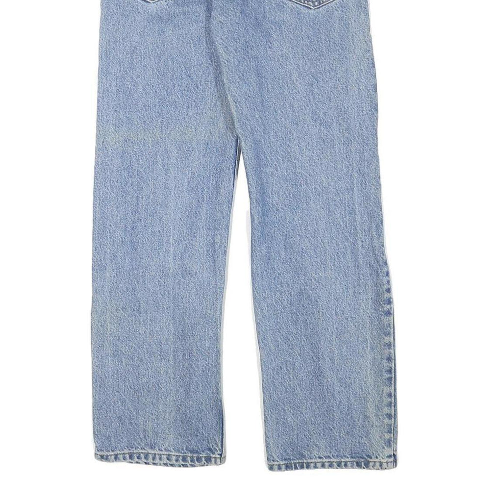 CARHARTT Mens Regular Fit Blue Denim Rinse Jeans W29 L29 Classic Zip Closure