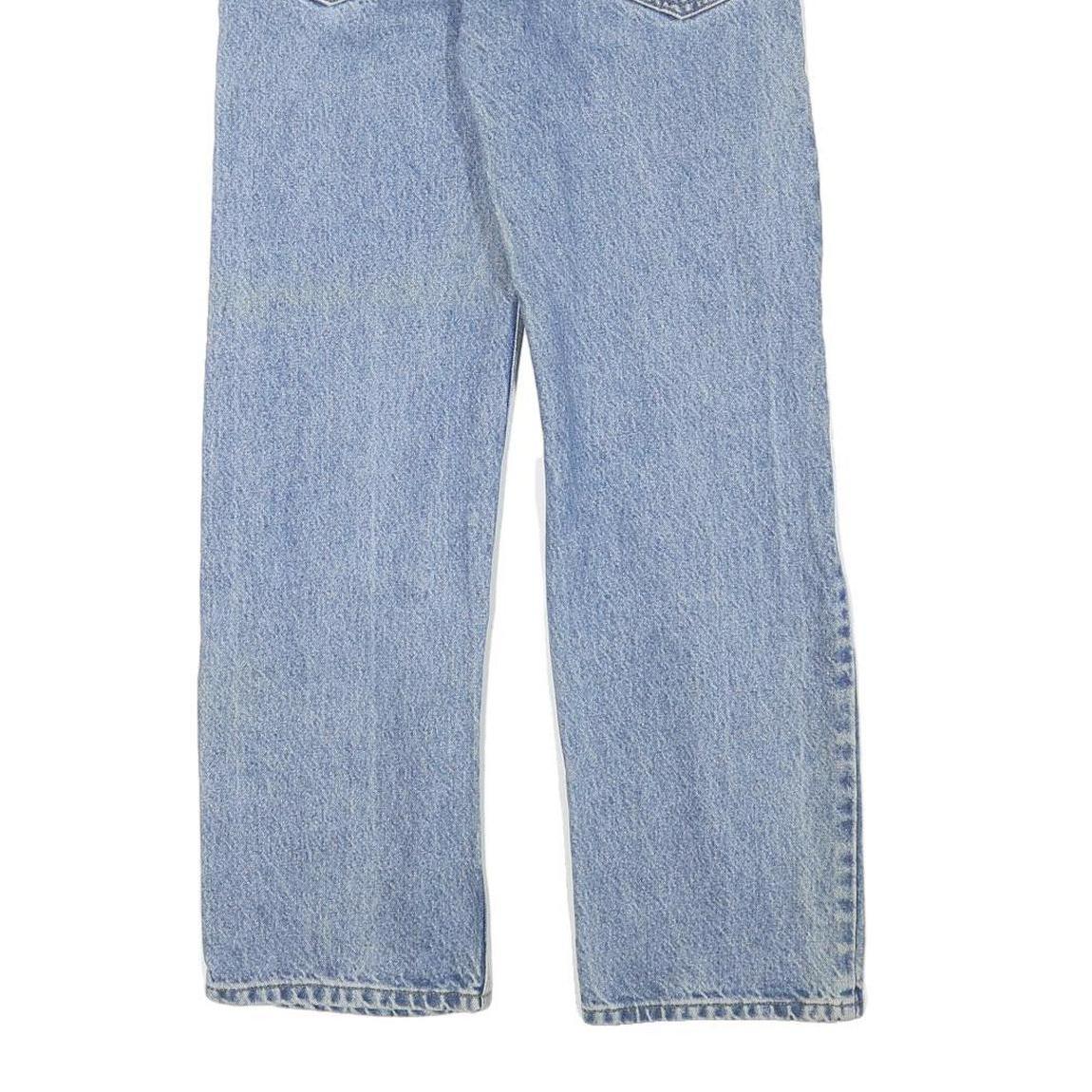 CARHARTT Mens Regular Fit Blue Denim Rinse Jeans W29 L29 Classic Zip Closure