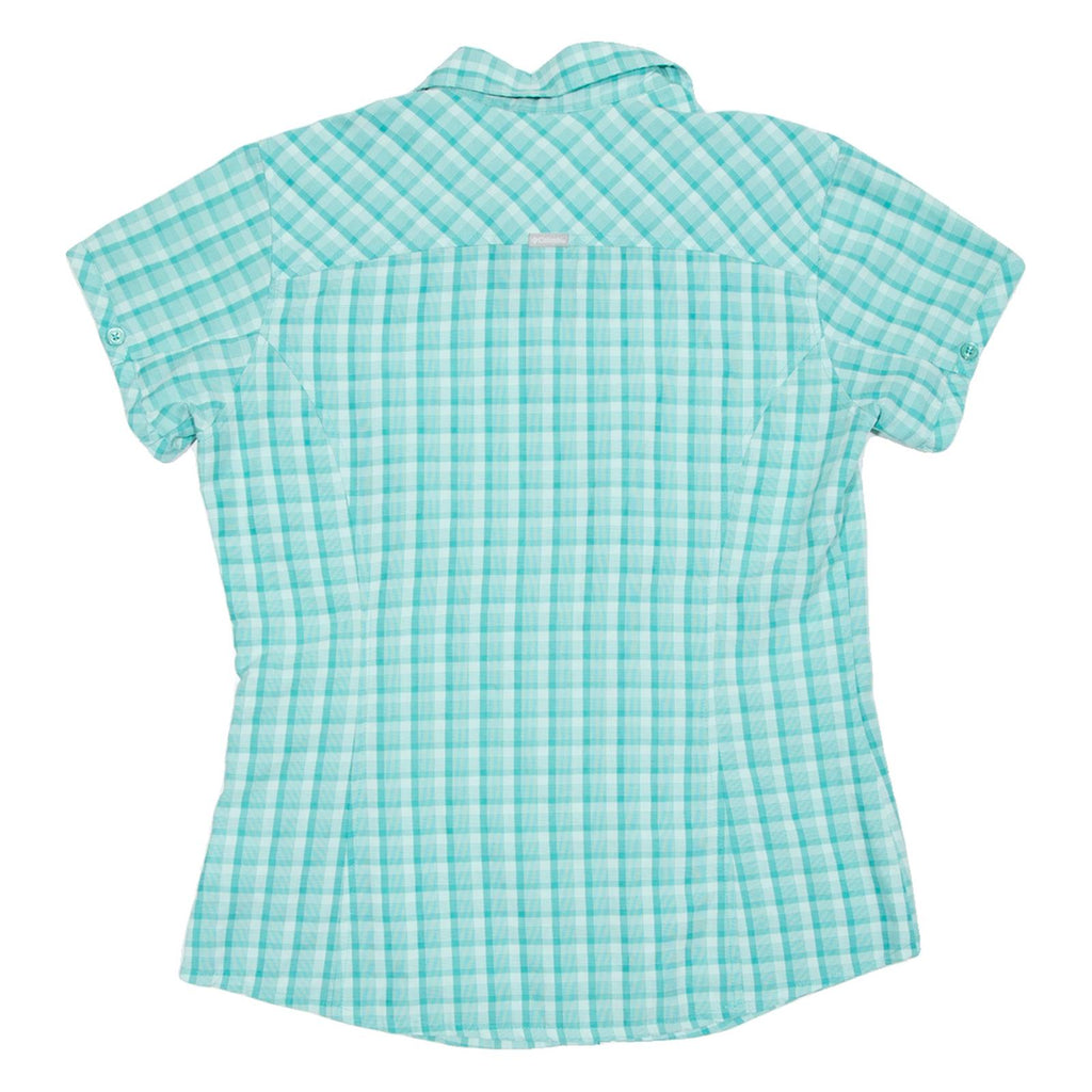 COLUMBIA Womens Shirt Blue Check M