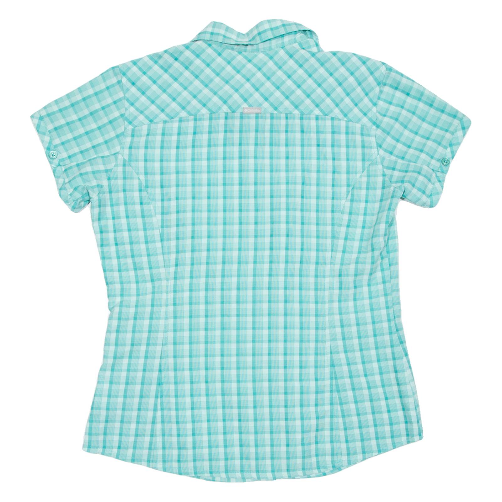 COLUMBIA Womens Shirt Blue Check M