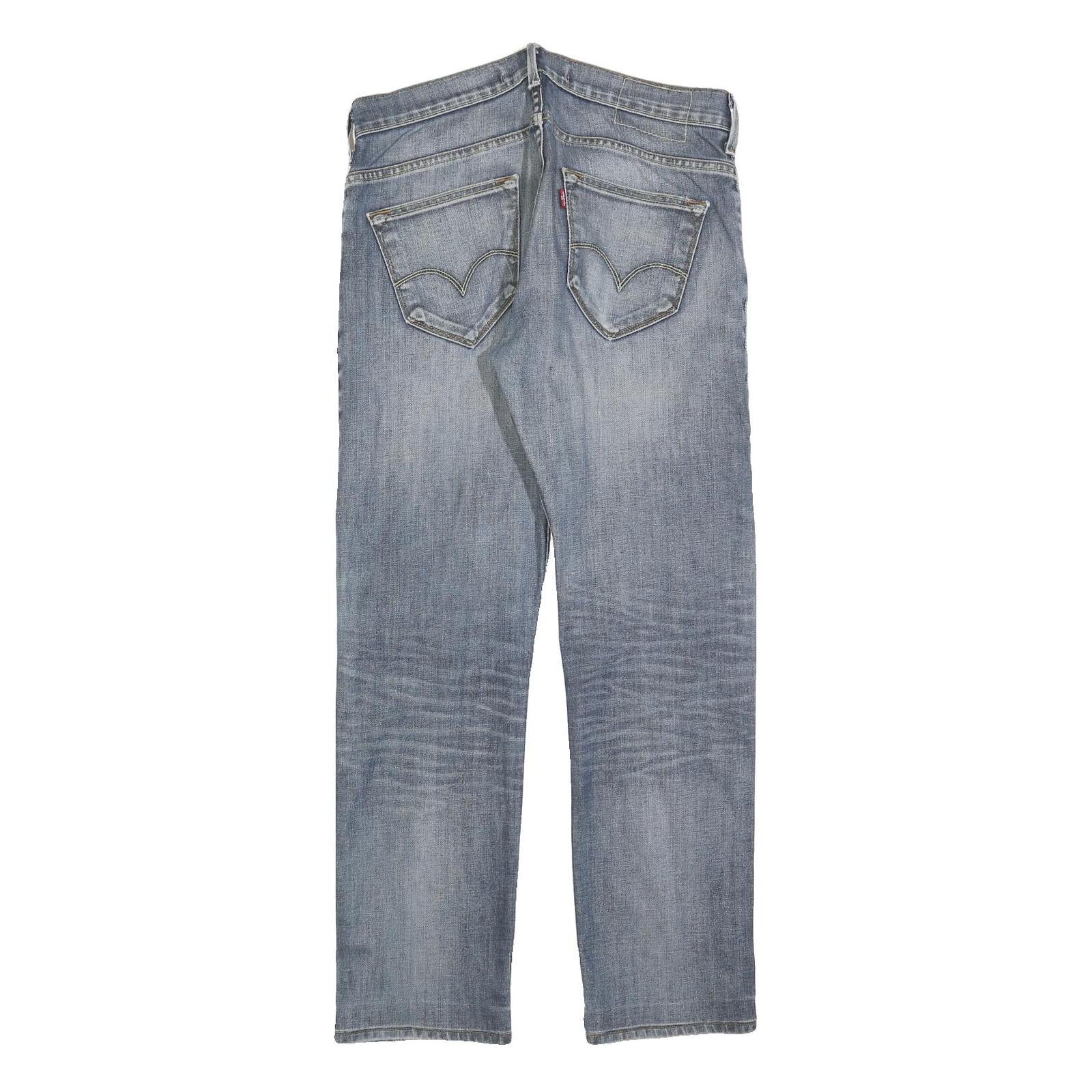 LEVI'S 504 Mens Jeans Blue Regular Straight Denim Medium W31 L29 Classic Cotton