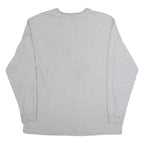 CARHARTT Mens Grey Long Sleeve Crew Neck Cotton Blend T-Shirt XL Workwear Casual