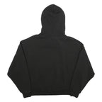 KARL KANI Womens Black Hoodie S Cotton Blend Pullover Drawstring Sweatshirt