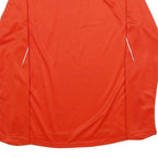 ADIDAS Mens Red Long Sleeve Crew Neck Graphic T-Shirt M Sportswear