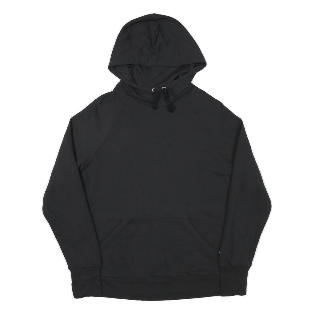 CHAMPION Mens Black Pullover Hoodie M Cotton Blend Casual Streetwear