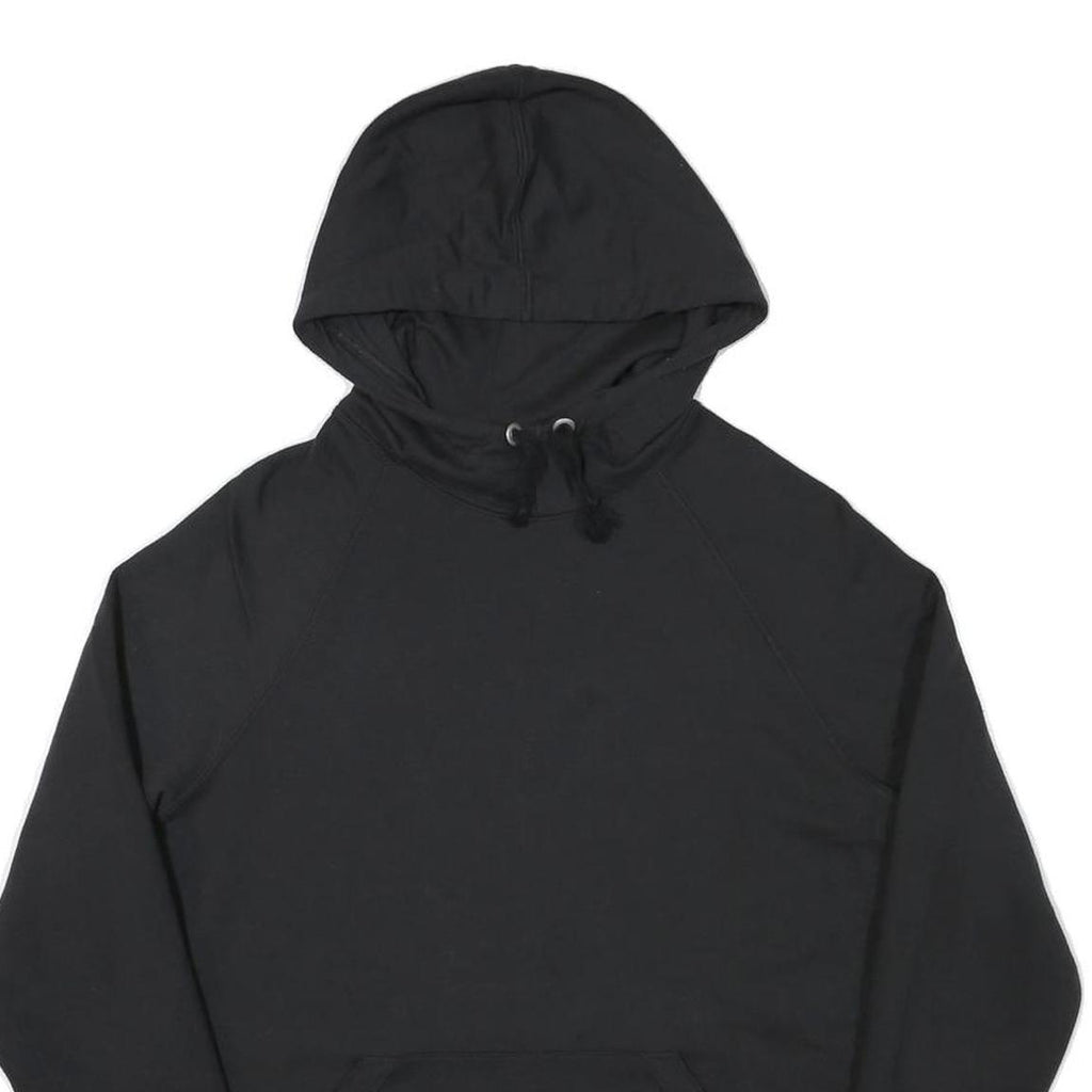 CHAMPION Mens Black Pullover Hoodie M Cotton Blend Casual Streetwear