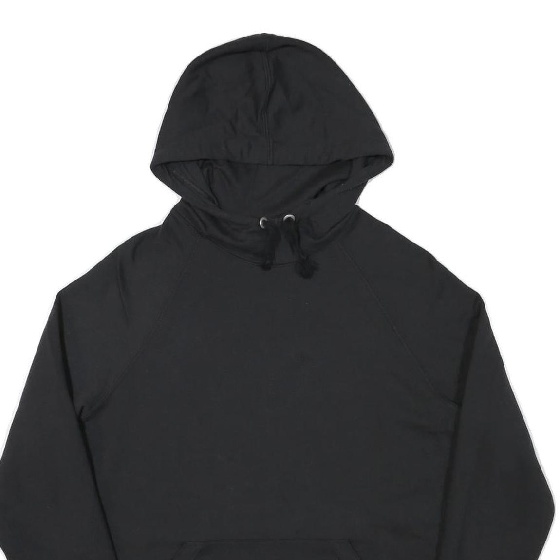 CHAMPION Mens Black Pullover Hoodie M Cotton Blend Casual Streetwear