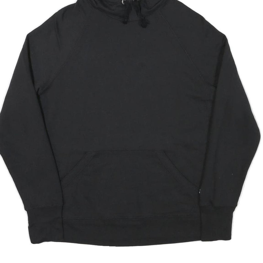 CHAMPION Mens Black Pullover Hoodie M Cotton Blend Casual Streetwear