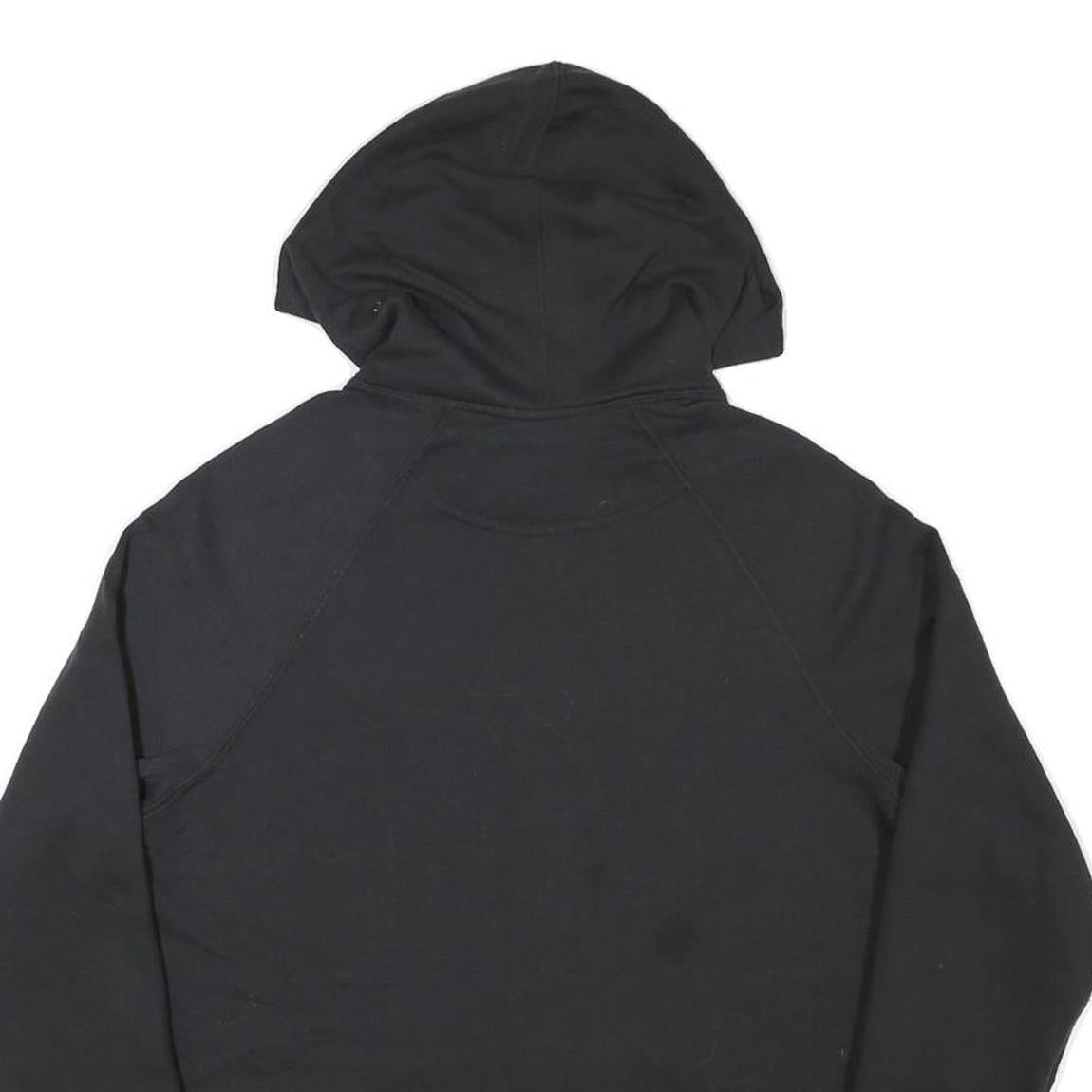 CHAMPION Mens Black Pullover Hoodie M Cotton Blend Casual Streetwear